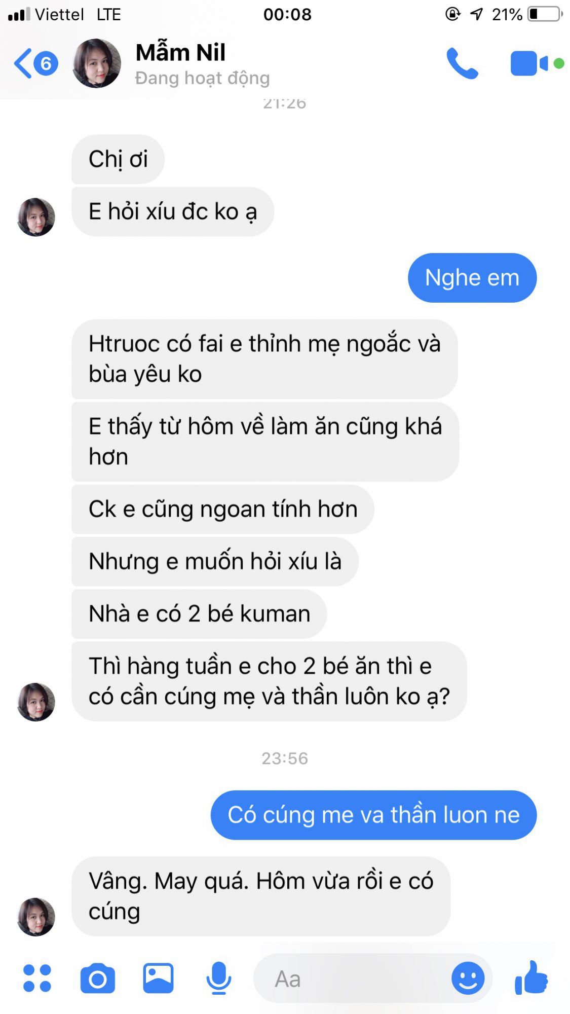 KHÁCH KHEN BÙA YÊU VÀ MẸ NGOẮC THÁI LAN